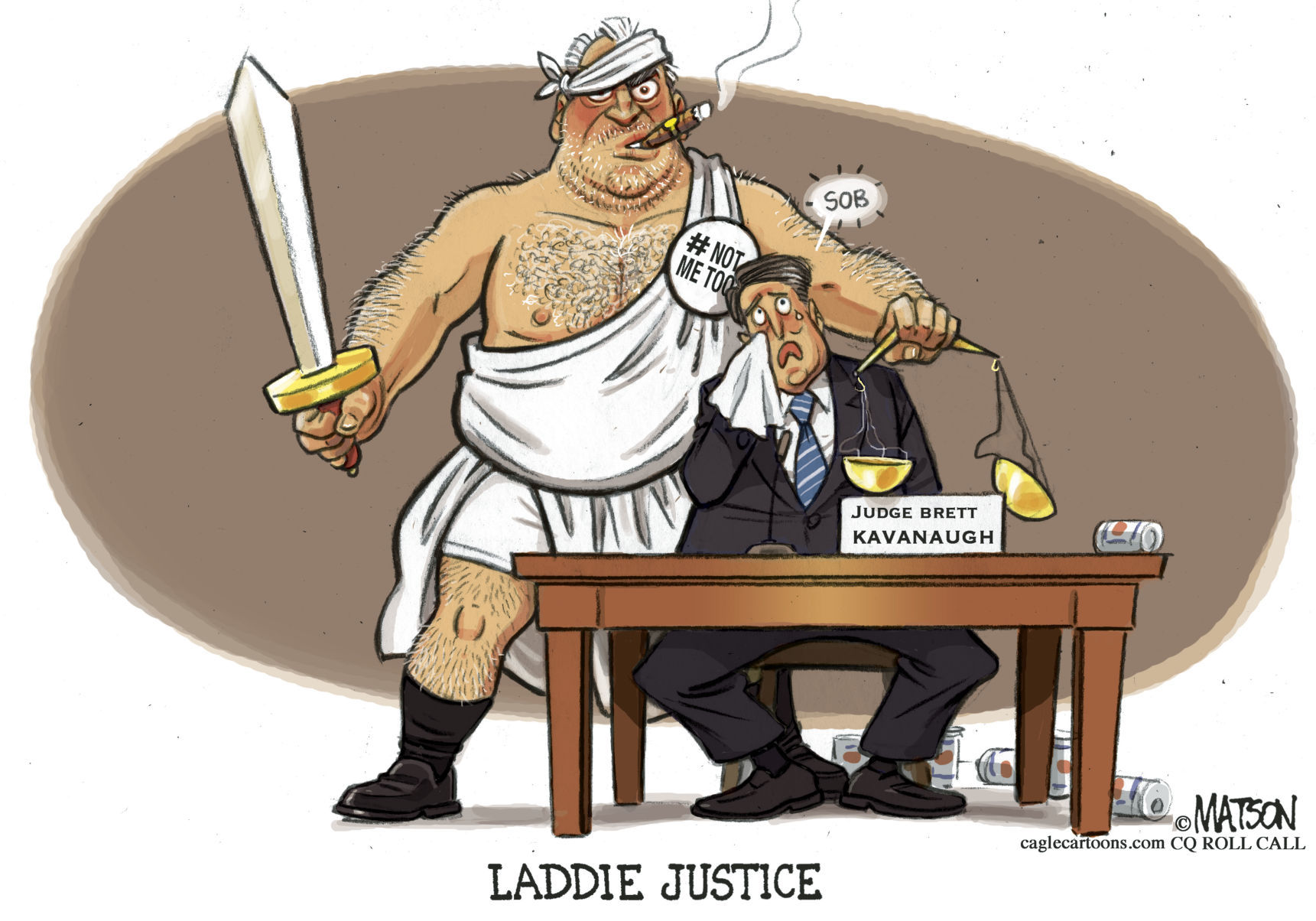 Kavanaugh confirmation cartoon